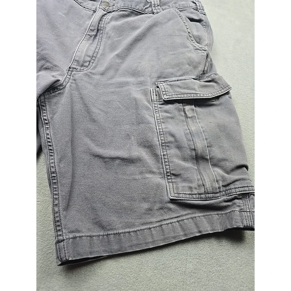 Carhartt Men's 40 Relaxed Fit Carpenter Shorts Gray Used Condition SEE ITEM INFO